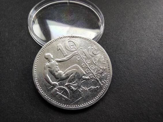 10 Koruna(10Kč)1932 Oběžná mince - Numismatika