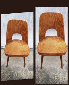 židle dřevěné staré 3+1 zdarma