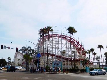 Mission Beach roller coaster