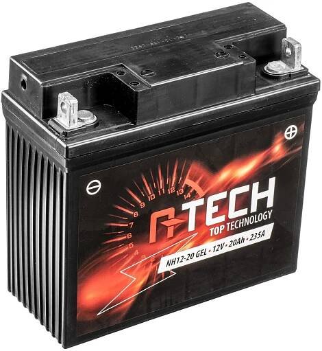 A-TECH baterie 12V, NH12-20 GEL, 51913, 20 Ah, 235 A, 185 × 81 × 170