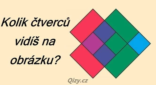 Kolik čtverců vidíš na obrázku?
