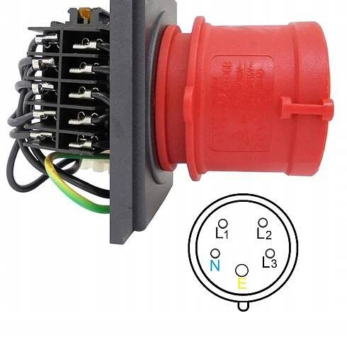 Vypínač spínač 3-fázový motor 400V DZ08-4 KOA7 vrtačky pro míchačku na beton EAN (GTIN) 5907150102774