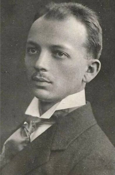 Mladý Josef Skupa okolo roku 1920