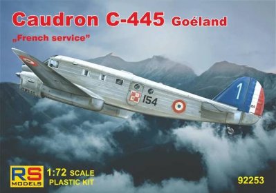 Plastikový model letadla 1/72 Caudron C-445 France 4 decal v. for France