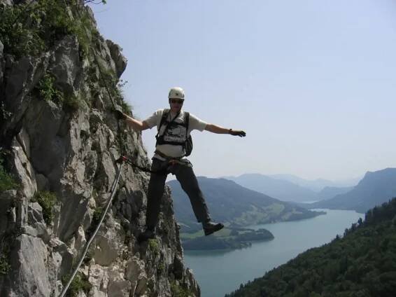 Drachenwand Klettersteig – Highlight über dem Mondsee