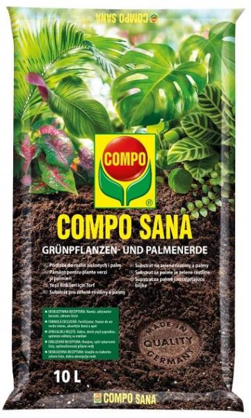 COMPO Sana Substrát pro zelené rostliny a palmy 10 l nakoupit u OBI