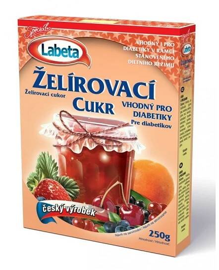 Želírovací ovocný cukr 250g LABETA - Dia - Bio - Racio - Bezlepkové potraviny