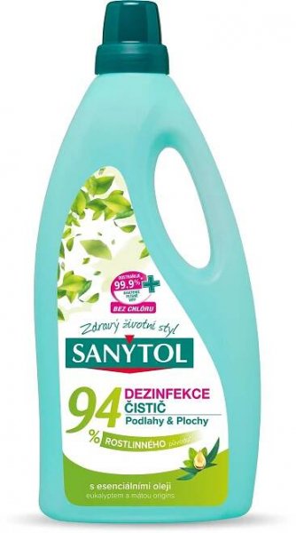 Sanytol Dezinfekce 94% čistič rostlinného původu 1 l od 80 Kč