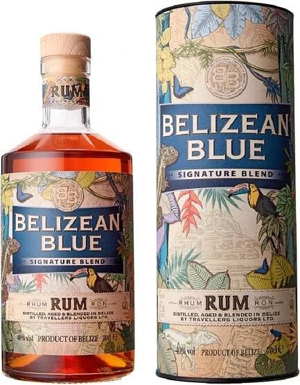 Belizean Blue Signature Blend 40% 0,7 l (kazeta)