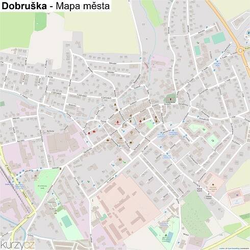 Dobruška - mapy | Kurzy.cz