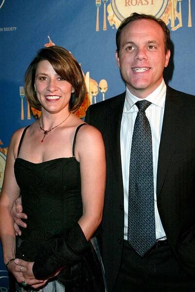 Cynthia Papa and Tom Papa during The Hollywood Radio And Television Society's 1st Annual Roast In Honor Of Jeff Zucker at Century Plaza Hotel in Century City, CA, United States