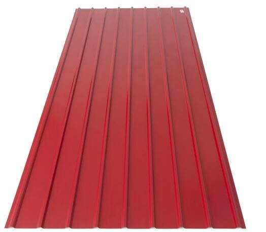 COVERNIT Trapézový plech T12 červená RAL 3011, 2000 x 910 mm