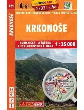 KARKONOSZE MAPA TURYSTYCZNA 1:25 000 SHOCART 721 Shocart