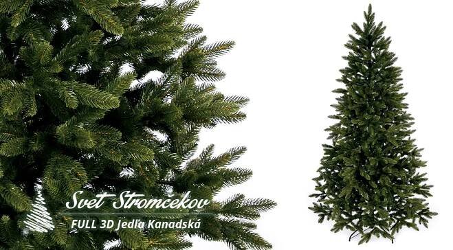 Vánoční stromek FULL 3D Jedle Kanadská 210cm