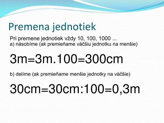 PPT - Premena jednotiek PowerPoint Presentation, free download - ID:5730267