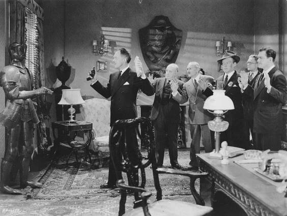 Forrest Taylor, Frank Jenks, Douglas Fowley - Shake Hands with Murder - Z filmu