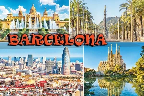 Magnety na ledničku města - BARCELONA