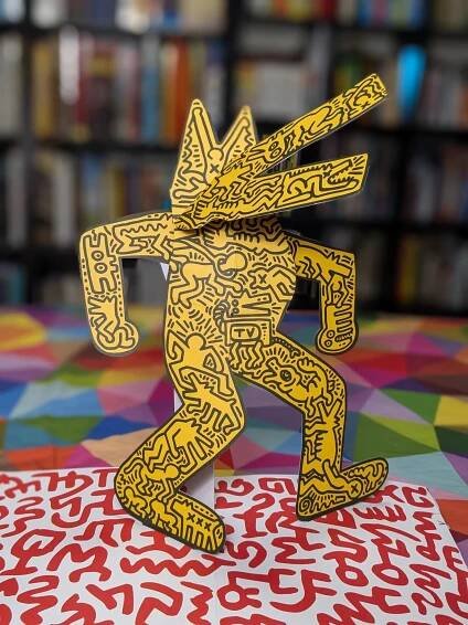 Keith Haring's iconic art is brought to life in a new pop-up book | Creative Boom