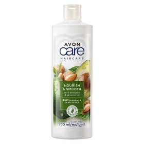 AVON Šampon a kondicionér 2v1 s avokádovým a mandlovým olejem 700 ml