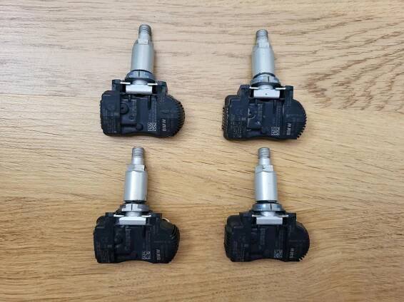 4x BMW senzory TPMS, snímače tlaku v kolech - Auto-moto