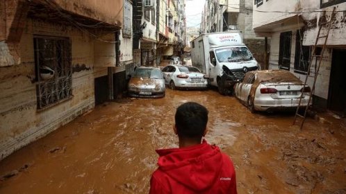 Earthquake-battered parts of Turkey hit by severe flooding