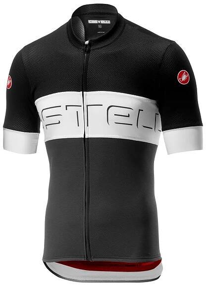 CASTELLI Cyklistický dres s krátkým rukávem - PROLOGO VI - béžová/černá/šedá