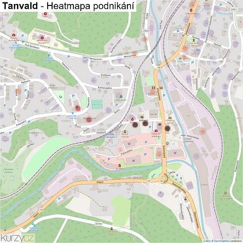 Tanvald - mapy | Kurzy.cz