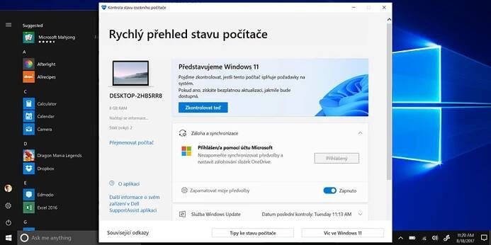 PC Health Check pro všechny: Microsoft instaluje nástroj jako aktualizaci na počítače s Windows 10