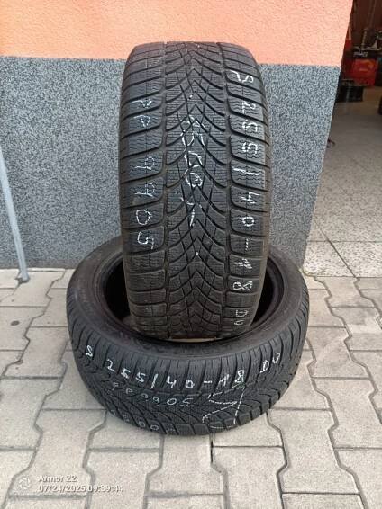 Dunlop 4D 255/40 R18 99V - Použité pneumatiky, alu kola a disky - PNEU POUŽITÉ.cz