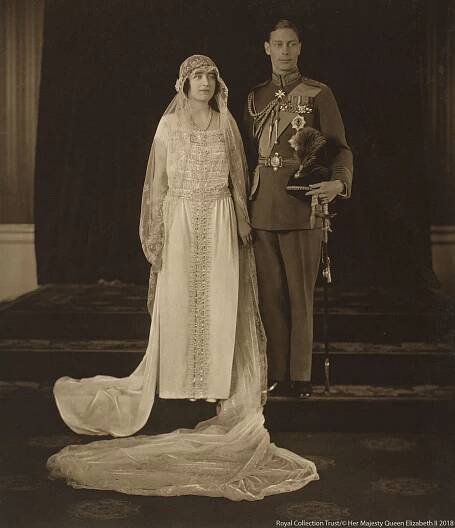 Lady Elizabeth Bowes-Lyon Wedding Dress