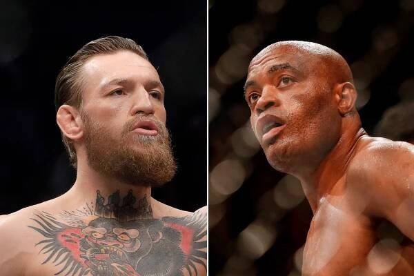 Conor McGregor and Anderson Silva