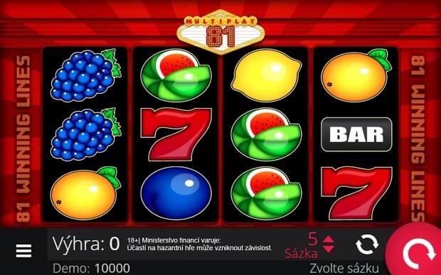 Hrací automat MultiPlay 81 – recenze