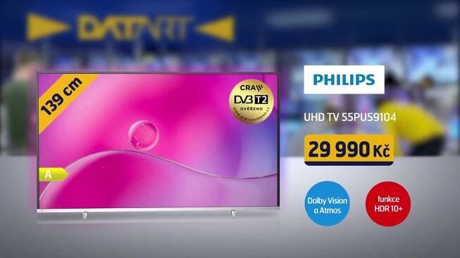 UHD televize PHILIPS 55PUS9104