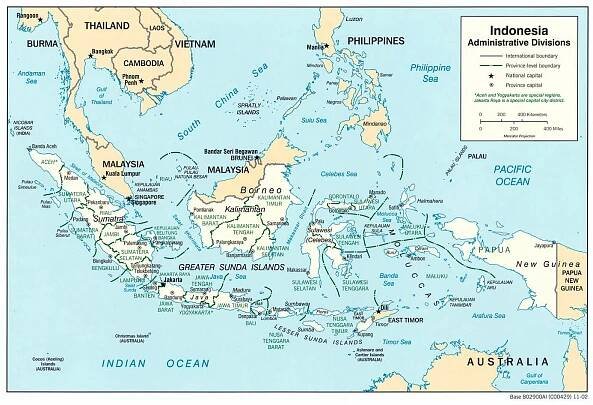 indonesia political map