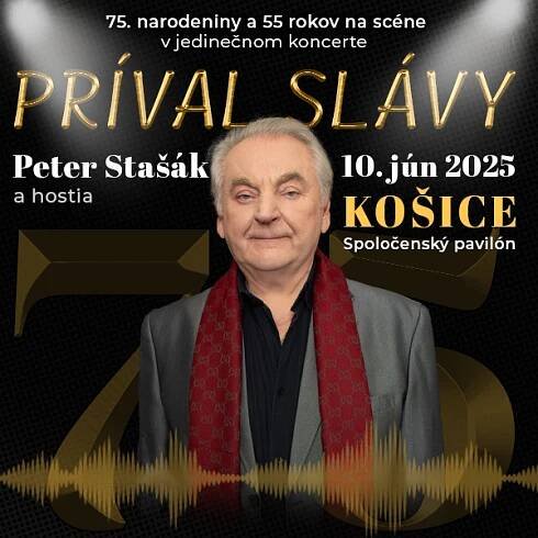Peter Stašák prináša Príval Slávy - jedinečný koncert