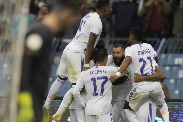 Futbalisti Realu Madrid vyhrali španielsky Superpohár. Vo finále porazili Athletic Club 2:0. Úvodný gól zápasu...