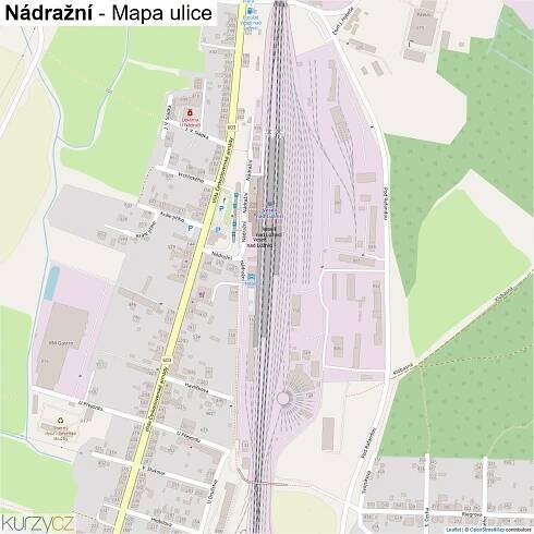 Nádražní - mapy | Kurzy.cz