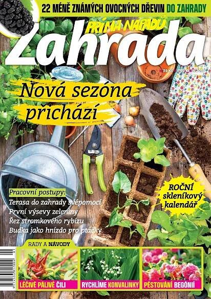Časopis Zahrada prima nápadů 1/2018