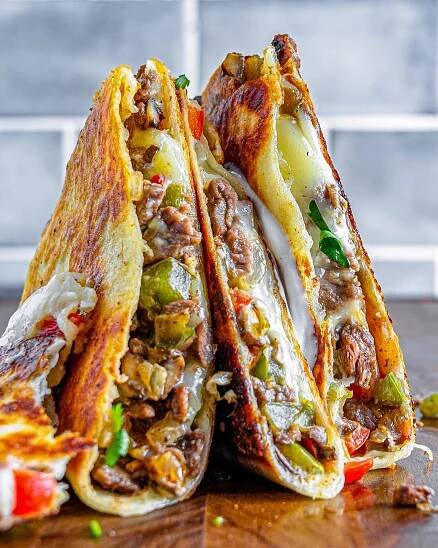 Philly Cheesesteak Quesadillas