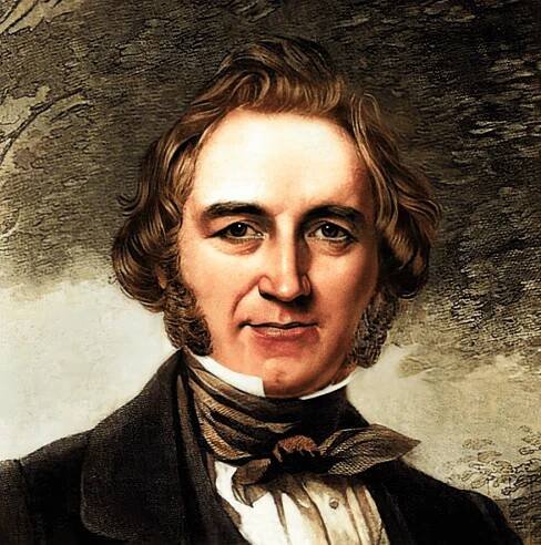Sir Joseph Paxton sketch (colorized & enhanced)