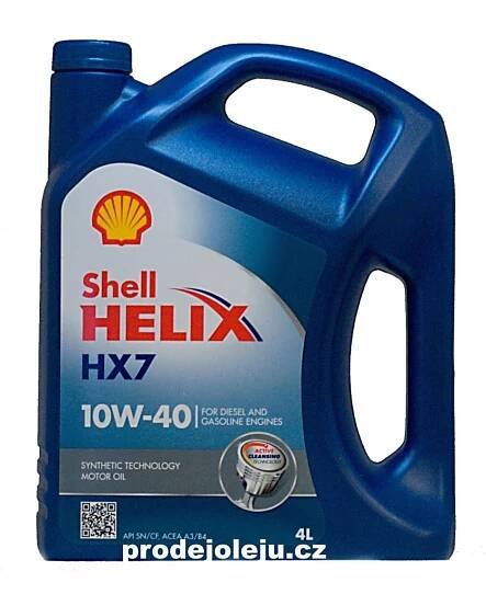 Shell Helix HX7 10W-40 - 4L
