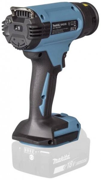 Makita DHG181ZK Akumulátorové horkovzdušné dmychadlo bez akumulátoru, bez nabíječky, kufřík, DHG181ZK