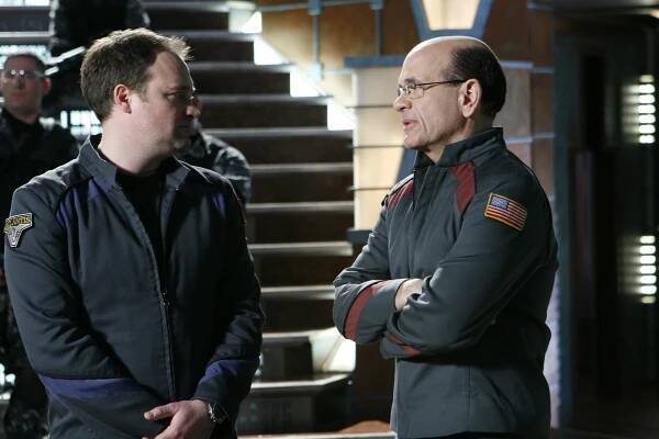Hvězdná brána: Atlantida - Duše bez těla - Z filmu - David Hewlett, Robert Picardo