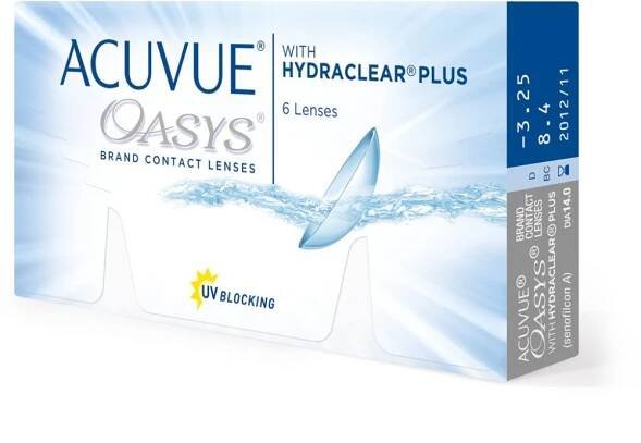 ACUVUE® OASYS with HYDRACLEAR® PLUS 6 čoček