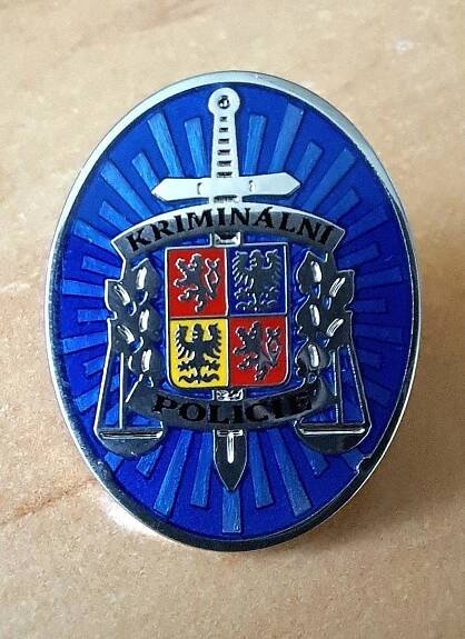 KRIMINÁLNÍ POLICIE (odznak - pin)
