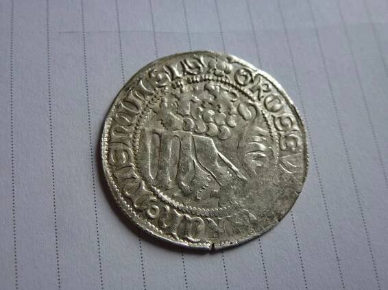 Míšeňský groš Fridrich II. -  štítový  -  pěkný - Sběratelství
