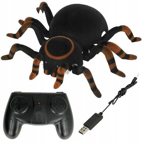 DÁLKOVĚ OVLÁDANÝ PAVOUK TARANTULA na dálkové ovládání RC LED Dárek pro chlapce - S-