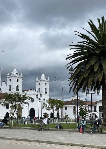 Chachapoyas cathedral in the main square