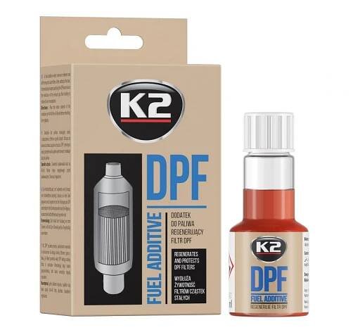 K2 DPF 50 ml - přídavek do paliva, regeneruje a chrání filtry