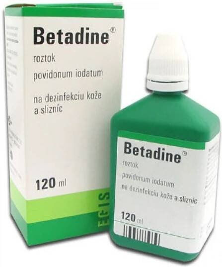 Dezinfekce Betadine, Egis Pharmaceuticals levně | Kupi.cz